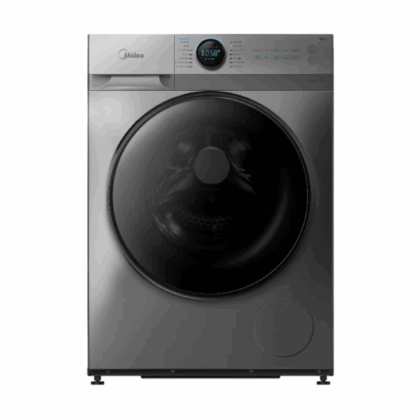 Midea 10 KG Steam Wash Front Load Titanium Washing Machine With Wi-Fi - - Titanium Colour