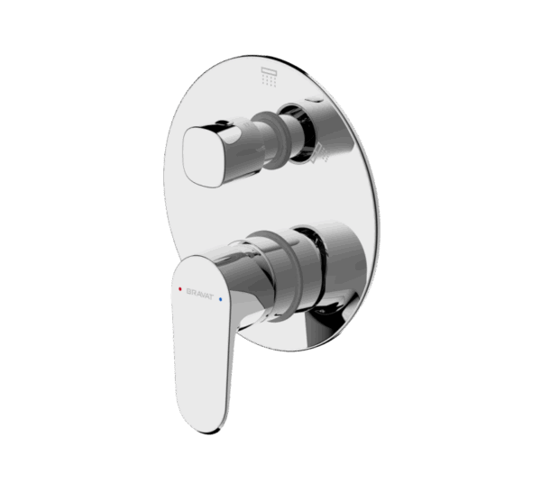 Bravat Eler - Shower/Bath Mixer with Diverter