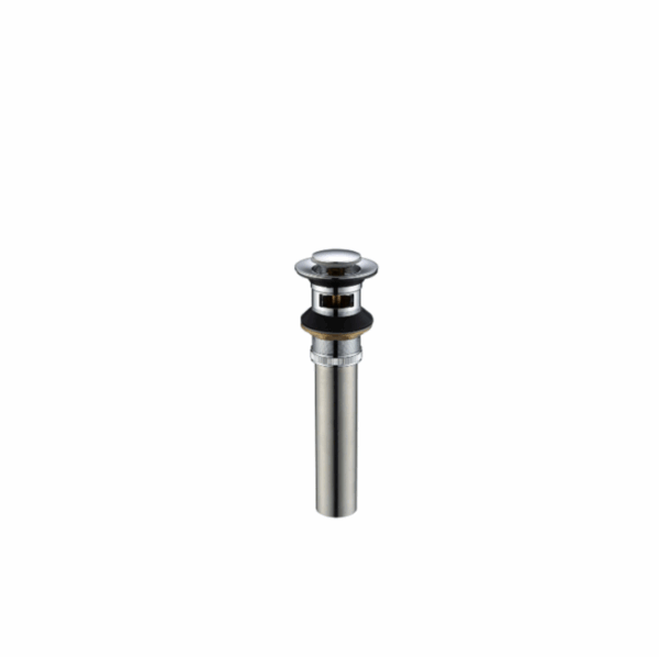 Bravat Karawa - Push up Pop-up Waste (w/ Overflow Hole)